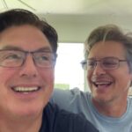 John Barrowman Instagram - A live chat from Palm Springs with me and the hubbie. Yes he built a f@#t extraction machine. @scottmale FYI the bar was called @quadzps . . . #outboundwithbazza #lgbtq #palmsprings #husband #live #love #album #heartofstone #centrestage #sharktank Palm Springs, California