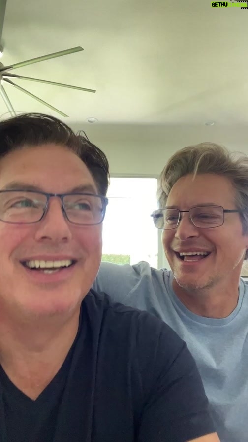 John Barrowman Instagram - A live chat from Palm Springs with me and the hubbie. Yes he built a f@#t extraction machine. @scottmale FYI the bar was called @quadzps . . . #outboundwithbazza #lgbtq #palmsprings #husband #live #love #album #heartofstone #centrestage #sharktank Palm Springs, California