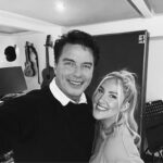 John Barrowman Instagram - Posted @withrepost • @nataliemayparis ‘Heart of stone’.. as a duet.. with the fabulous @johnscotbarrowman .. yes you heard right!! Such a pleasure to have been able to record this with you 🖤 It will be available to stream on 21st October and will also feature on John’s new album, so make sure you check it out ✨ Palm Springs, California