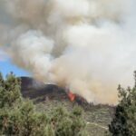 John Barrowman Instagram - Fire in the San Bernadino mountains. Getting bigger and spreading. We saw it begin as we were coming down from Lake Arrowhead. San Bernardino County, California