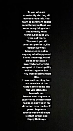 John Barrowman Instagram - Statement: Please read. 
#whovian #torchwood #lgbtqia #love #johnbarrowman #doctorwho #hate #bully #suicideprevention