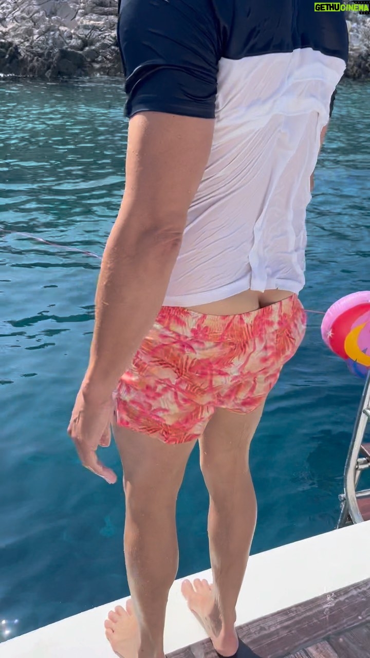John Barrowman Instagram - Two hot guys just diving into the sea. #iamoutbound🏳️🌈 #lgbtqia #travel #croatia #husband #foodie #vacation #yachtlife @scottmale @outbound_travel Croatia