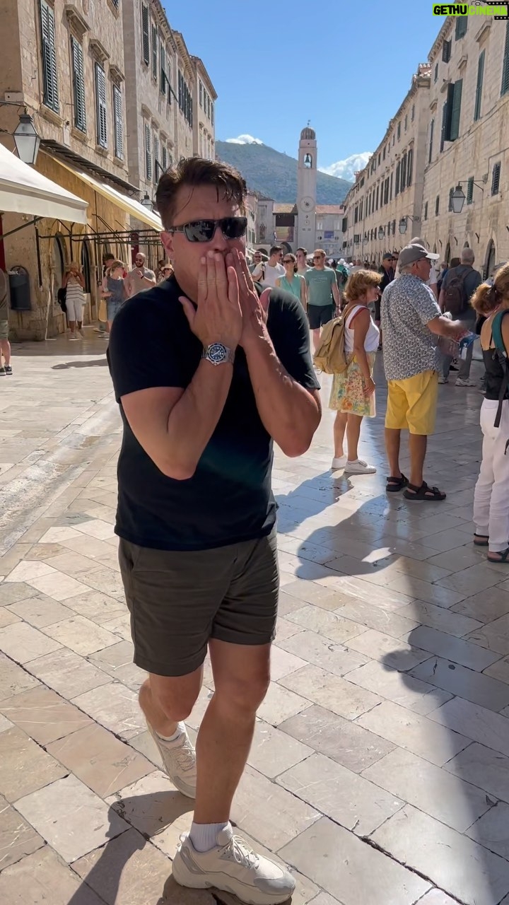 John Barrowman Instagram - My Cersei Lannister Game of Thrones Moment. Dubrovnik Croatia. Kings Landing Shame!! . . #lgbtqia #gay #got #iamoutboundπ³οΈβπ #dubrovnok #oldtown #gaytravel #houselannister #shame πππππππππ πππ ππππ