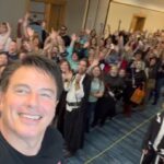 John Barrowman Instagram - Time for autographs and photos @tampabaycomicconvention Tampa Convention Center