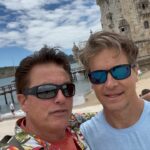 John Barrowman Instagram - Don’t know what it is but it’s a cool building in a unique place. @scottmale . . . #iamoutbound #lgbtqia #pride #pridemonth #inclusive #gaytravel #portugal #gaypride #loveislove #porto #pridemonth2022 #husband #travel #vacation #notanadd