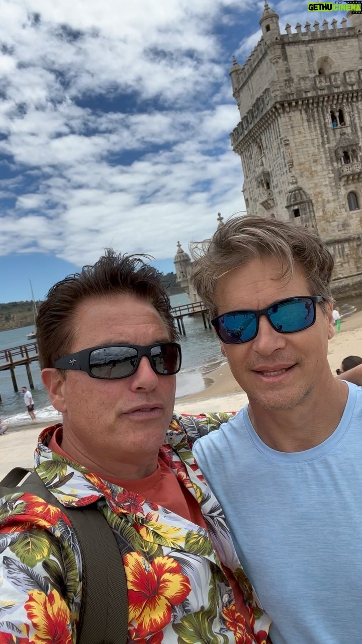 John Barrowman Instagram - Don’t know what it is but it’s a cool building in a unique place. @scottmale . . . #iamoutbound #lgbtqia #pride #pridemonth #inclusive #gaytravel #portugal #gaypride #loveislove #porto #pridemonth2022 #husband #travel #vacation #notanadd