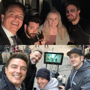 John Barrowman Instagram - Ten years ago our Arrow / DC journey began. Malcolm Merlyn aka The Dark Archer took me to the loveable dark side. The cast, crew and production team will always remain family in my heart. Here is a photo dump of some pictures you may or may not have seen. Enjoy. Thanks fan family for the incredible journey JB M. Merlyn The Dark Archer . . #thecw #warnerbros #arrow #arrowverse #malcolmmerlyn #johnbarrowman #dc #dccomics #cw #fanfamily #lgbtq #lgbtqia Palm Springs, California