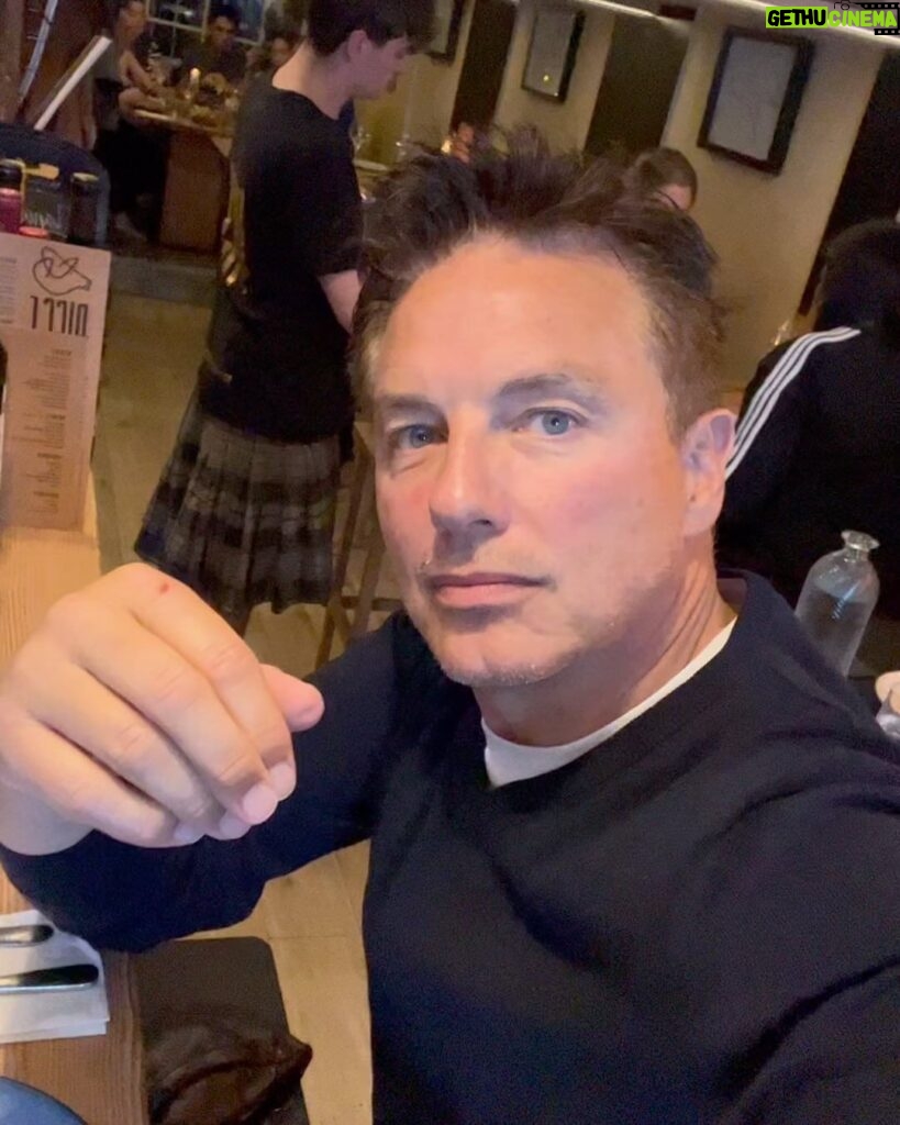 John Barrowman Instagram - You all know I have a love for Spain and its culture, so if you want some great Tapas and some with a Scottish twist, then @piggswinebar is a must in Edinburgh. Great staff wine and food… you will definitely end up chatting to people around you. It’s Scotland after all. . #scotland #edinburgh #edinburghfoodie #foodie #wine #blether #travel #solo #friends #tapas #spanish Edinburgh Scotland