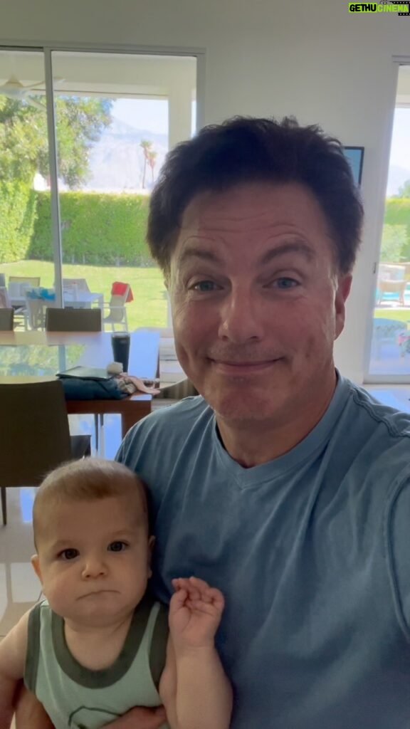 John Barrowman Instagram - Honorary parent now. Induction Completed watch the vid. Yes it was breast milk. #love #family #parenting #trending #trendingreels #lgbtq #baby #uncle #gay #guncle Palm Springs, California