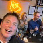 John Barrowman Instagram - One of the fun things when you travel by yourself is chatting and meeting new people. You can always expect a good blether in Scotland. Great to meet you @Kaggybum @dmac76 What a lovely cute couple. I am sure our paths will cross again.. . #scotland #edinburgh #travel @piggswinebar #conversation #wine #makefriends Edinburgh Scotland