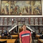 John Barrowman Instagram - Our last day of sightseeing in Jozi / Johannesburg and we found out we have a family connection to the city’s history at the University of Witwatersrand @scottmale ‘s great Uncle Colin Gill painted this mural in the Library. . #family #trending #trendingreels @comicconafrica #lgbtq #southafrica #johannesburg #josi #painting #artistsoninstagram #artist #travel #adventure #discovery @falas_wits Wits - University of the Witwatersrand