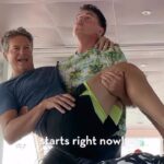John Barrowman Instagram - Having fun playing the #MovieGame @outboundcruises Guess who won?? Not that we’re competitive. @scottmale #trendingreels #johnbarrowman #travel #love #newfriends #cruise #lgbtq #lgbtqiatravel #movies #games