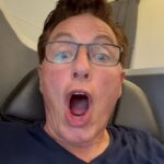 John Barrowman Instagram – Home for the next 10 hours #LosAngeles to #London on @americanair #flagship #Businessclass then connecting to Belfast. Layover in London…Looking forward to seeing everyone this weekend. @comicconnorthernireland