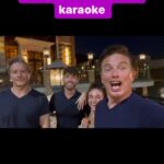 John Barrowman Instagram - Cheesecake, factory song then off to karaoke we’re gonna eat cheesecake and everything on the cheesecake factory menu because we are hungry. Big Faaaasshh, Wee Faaaasshh, Lizzie Faaaasshh, Scott Faaaasshh. #fash #palmsprings #karaoke #eat #cheesecake