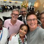 John Barrowman Instagram - “🌟 Grateful shoutout to @british_airways incredible employee @armanidmane who rose above the chaos and went the extra mile to rescue us after a morning of mayhem! She kept us calm and got us where we needed to go. 🙌 Your dedication and hard work make your team shine. Thank you! #OutstandingEmployee #Teamwork #ThankYou #LGBTQIA #codeshare #americanairlines Heathrow Airport