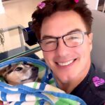 John Barrowman Instagram – Check out my story to hear what I was saying. A cuddle after swimming. Couldn’t resist the music. 
.
#trendingreels #lgbtqia #dogs #dogsofinstagram #palmsprings #jackrussell #love #cuddle #lgbtqia #puppylove #donnyosmond #johnbarrowman #rescuedog Palm Springs, California