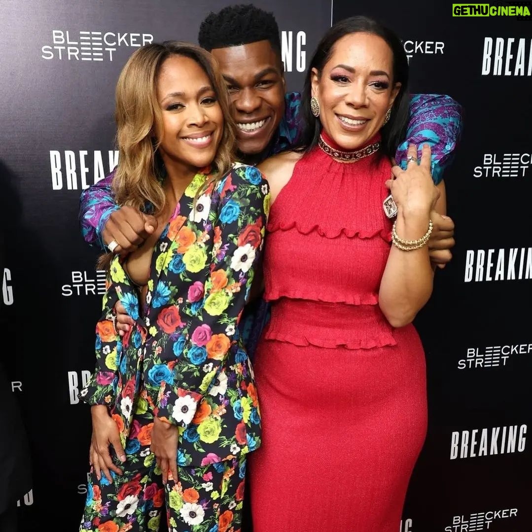 John Boyega Instagram - There was so much love in the room last night! Continuously grateful for the support from my amazing co-stars and crew! BREAKING is out this Friday. ❤️ Los Angeles, California