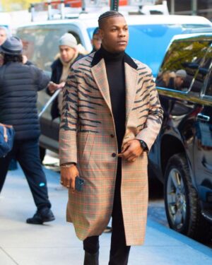 John Boyega Instagram - @ukesquire with the shoutout! 
@jasonrembert  with the fits! A coat for each mood 👌🏾