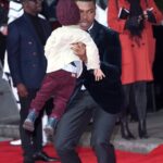 John Boyega Instagram - I know this child finds his uncle irritating! "Put me down uncle don" #throwbackthursday