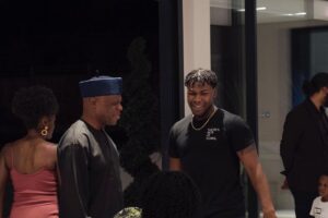 John Boyega Instagram - Happy Father’s Day to you. 
I remember you taking me to my first ever audition, and when you attended Damilola Taylor’s funeral on our behalf, because you knew we couldn’t handle it. I remember when you found some guys squatting in a barbershop. You took them in, gave them a home, and helped them become the great people they are today. I remember when you chased after a man (to Mum’s horror lol) because he snatched a woman’s purse in front of you. With that Nigerian sprint, you got the ladies bag back. I remember all the times you’ve apologized for your mistakes, and showing me what true accountability looks like. I remember when we had immigration issues and the weight of the world was on your shoulders, but you’d wear a strong face, for us, despite, the pressure. I remember when you arrived 2 hours early to my college play, doing up chatter with my friends 😂😂😂. I remember all the gems you’ve dropped, about how to maintain a successful and healthy marriage, even after 33 years, with the love of your life, our Mum and Queen. Basically, I remember everything that makes you great, and because of that, my dream is to be as great as YOU. I love you, Dad ❤️ Happy Father’s Day everyone