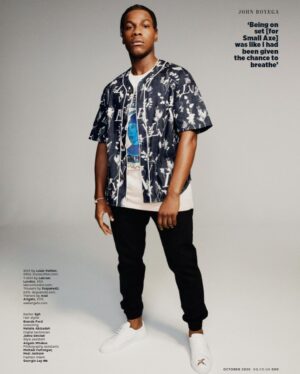 John Boyega Instagram - Loved collaborating with @britishgq  for this !! 
Thank you @dannykasirye for capturing the shots and to @jimfamished for the honest conversation. Out now ! 🙏🏾🙏🏾