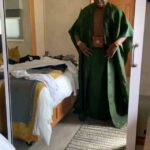 John Boyega Instagram - This is how you get as an actor when you try on your costume. Giddy! The costume supported what i wanted to do with this character. 😅☺️☺️☺️ A set full of joy @womankingmovie Rare moments captured by @vivacious_vee ❤