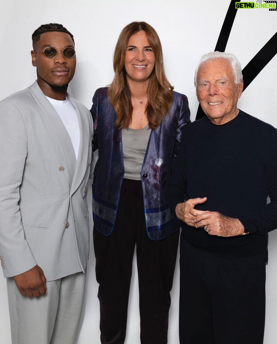 John Boyega Instagram - @giorgioarmani Milan, Italy
