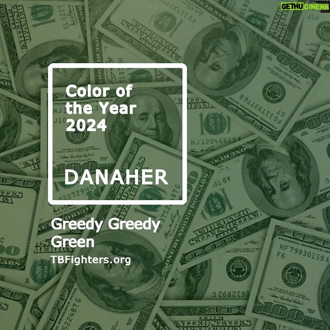 John Green Instagram - @danahercorporation (who also owns @pantone) makes 8 billion dollars in annual profits. Much of that profit comes from price-gouging the world's poorest countries for life-saving tuberculosis tests. Danaher has done this in the dark for 13 long years. Today, we shine the light. Go to tbfighters.org to learn more. Link in bio. #PeopleOverProfits Image credit: Duck