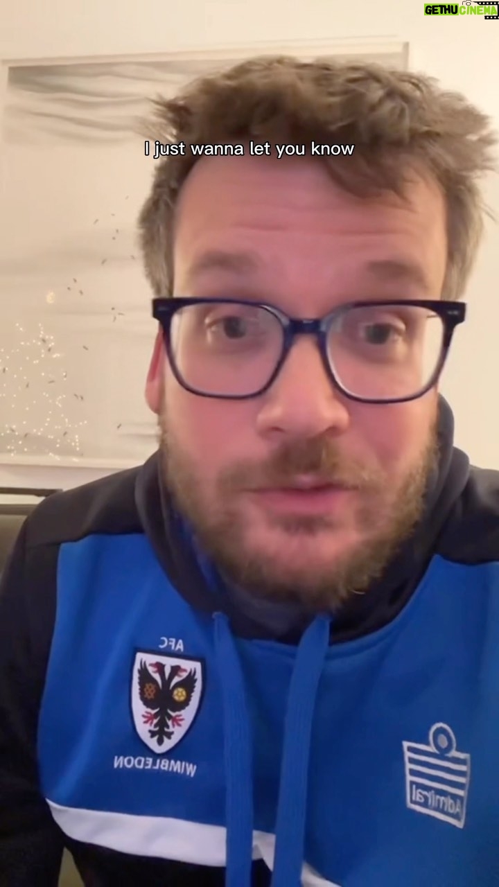 John Green Instagram - It’s like this every week. #worldcup #afcwimbledon