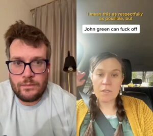 John Green Instagram - Happiest I’ve ever been to be cursed out.