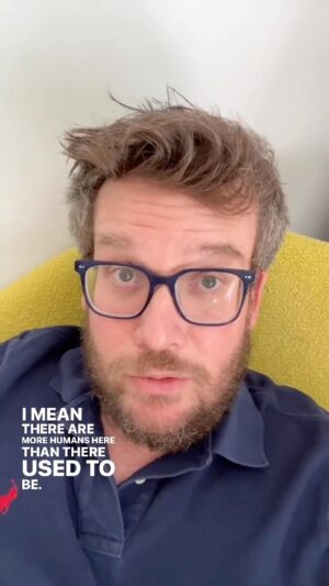 John Green Instagram - I’m really glad you’re here with us. That’s all.