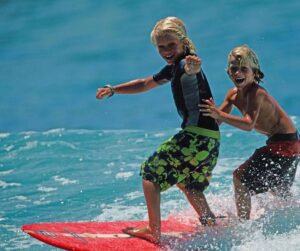 John John Florence Instagram - Just a couple of weeks back @nathan_florence and I. It’s crazy how time flies! 📷 @brianbielmann