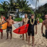 John John Florence Instagram - A few moments from the opening ceremony for the Eddie Aikau Invitational this weekend. Thank you to the entire Aikau family for the opportunity. It is an honor to be included. Thank you as well to everyone who helps to keep us all safe and make this event possible when Waimea is at its biggest. I’m hoping this is the winter we get a chance to run. It has been six years since the last one! 📷 @zoard