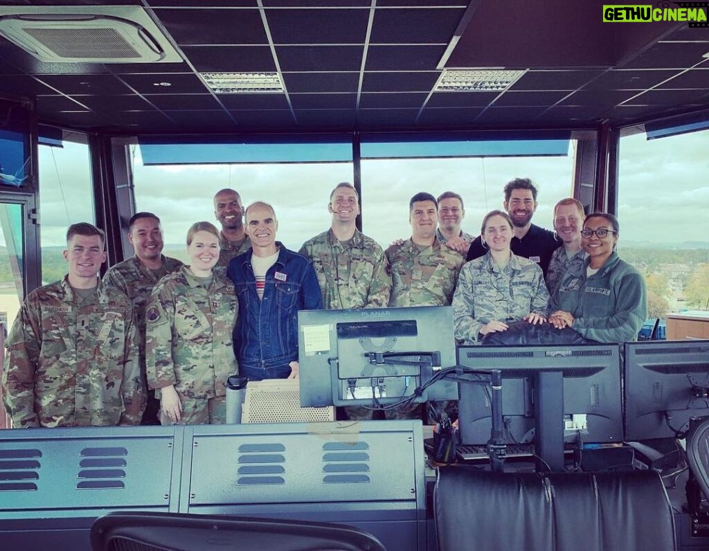 John Krasinski Instagram - No words to describe the day we had at Ramstein Air Base in Germany... so thankfully there are photos! Cannot say thank you enough to all the incredible service men and women and their families! Thank you to @theuso for giving us this opportunity and to @realmichaelkelly for, well, everything! A once in a lifetime experience! #JackRyanSeason2 @usotour