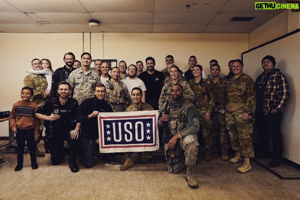 John Krasinski Instagram - Could not be more thrilled and honored to have spent the day with the incredible men and women at RAF Alconbury! There is no better way to premiere #JackRyanSeason2 and with no better people. Huge thank you to @theuso for putting this all together! And to @realmichaelkelly for being my partner in crime on this #USOtour ! #JackRyan season 2 out November 1! 📸 @jonny_stills