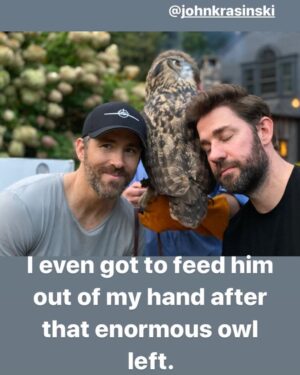 John Krasinski Instagram - @vancityreynolds Thank you for always being so gentle...
