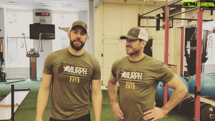 John Krasinski Instagram - TheMurphChallenge.com Memorial Day is coming up. No matter where you are or what you’re doing, please take a moment out of your day Monday to pause and say thank you to the brave men and women who have laid down there lives for all of us. And if you wanna do a little something more? Take the #TheMurphChallenge !! Go to themurphchallenge.com for all the info! @donsaladino @prattprattpratt @therock