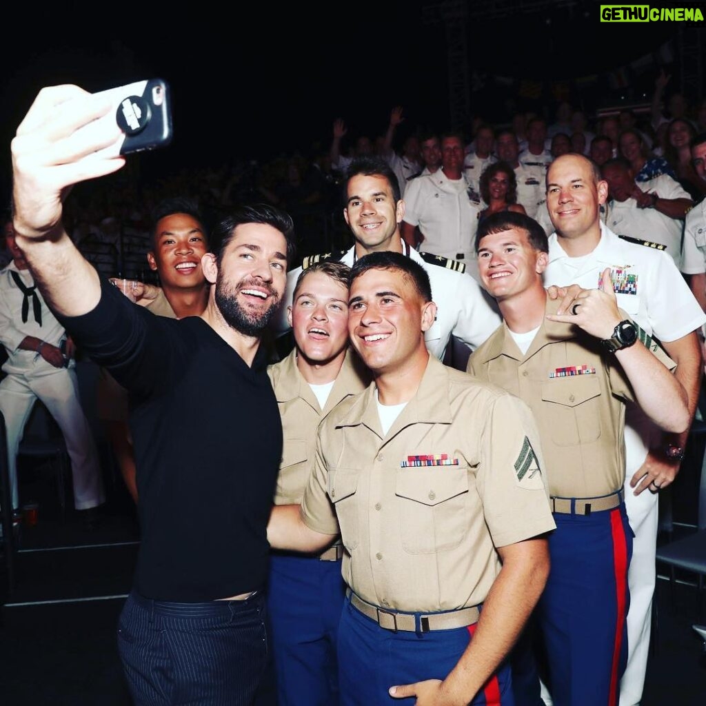 John Krasinski Instagram - An enormous thank you to the @theuso and to each and every service member that came out yesterday! What an incredible honor!