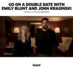 John Krasinski Instagram - Who has 4 thumbs and wants to double date? It’s your LAST CHANCE to hang with me & Emily-- to support Malala Fund. Enter through my bio link or at omaze.com/doubledate