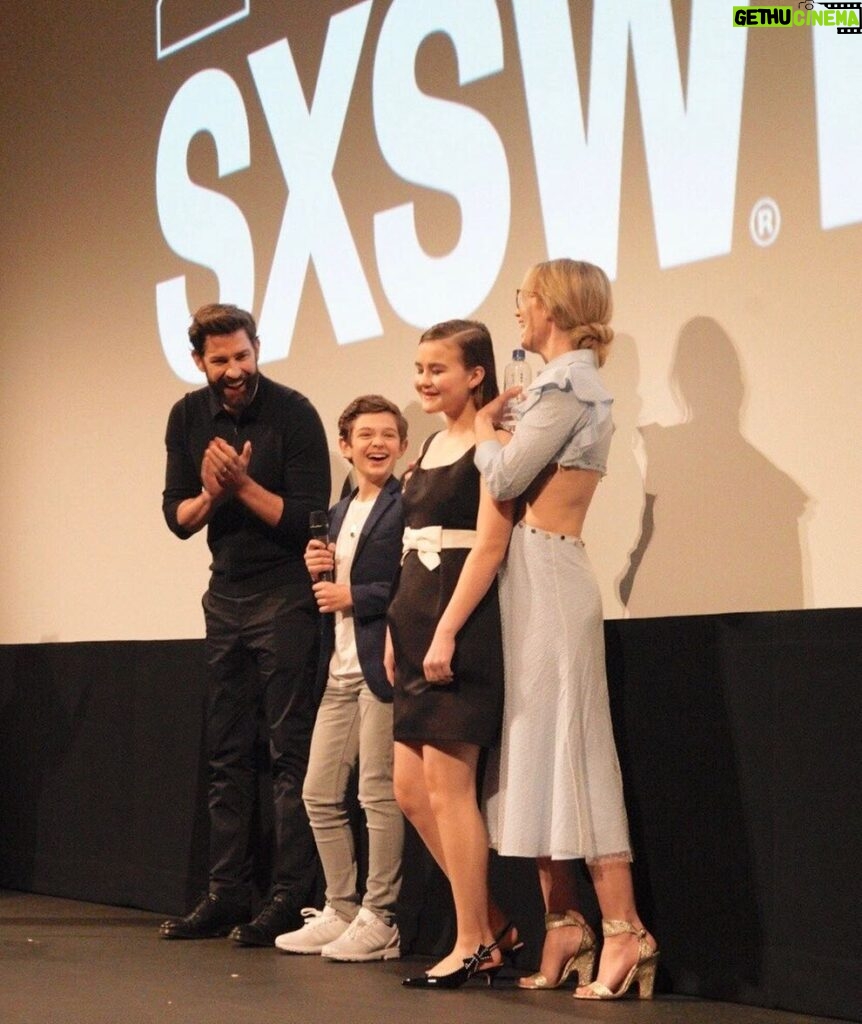 John Krasinski Instagram - Still not quite sure last night was real... Thank you #SXSW  for one of the greatest moments of my career! Could not have asked for a better place to premiere #AQuietPlace