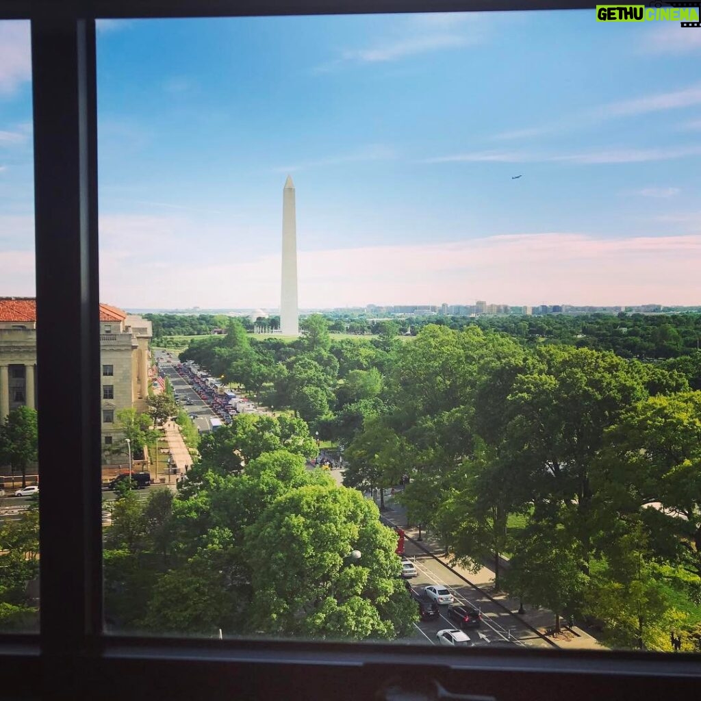 John Krasinski Instagram - Room with a view. #JackRyan comes to D.C.