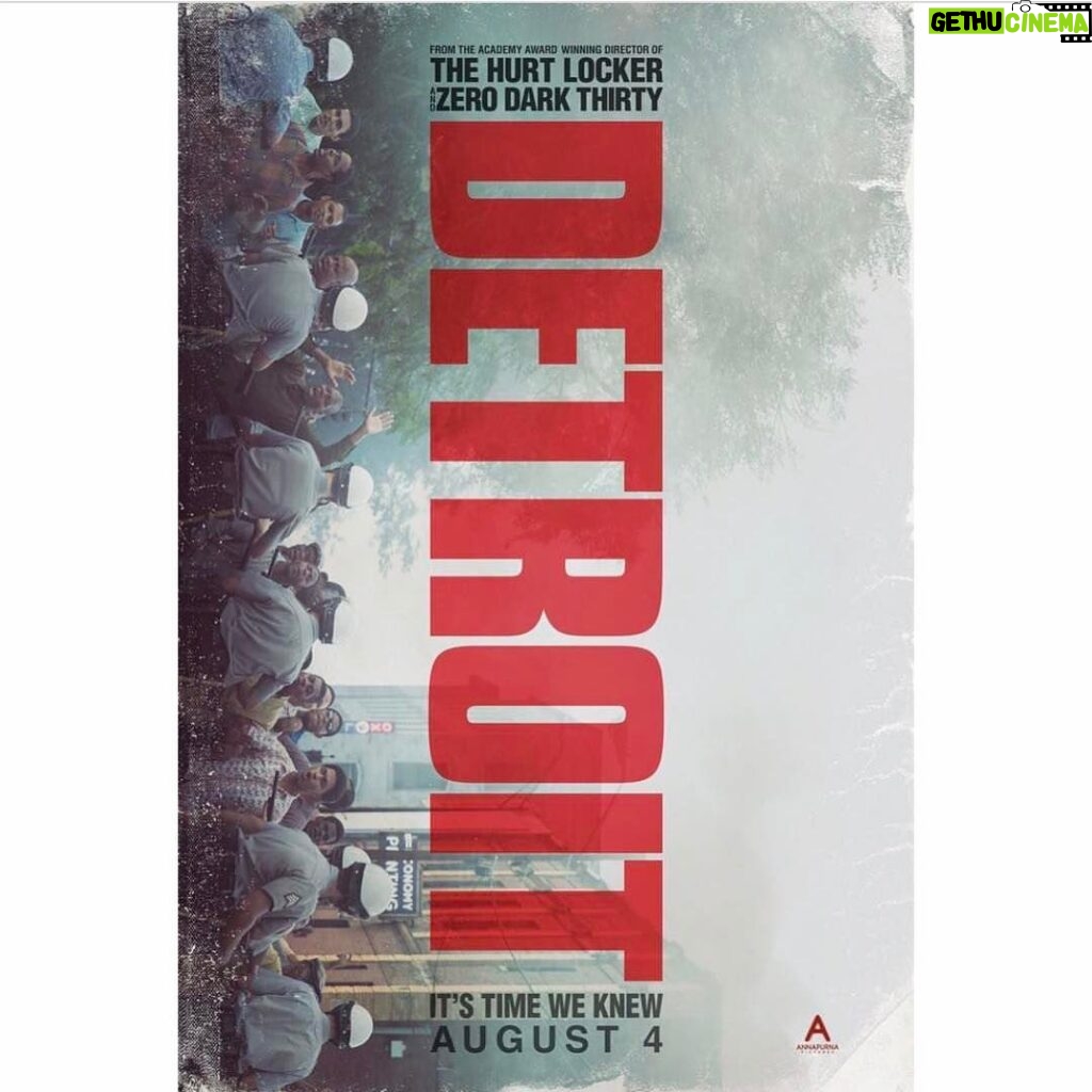 John Krasinski Instagram - Poster for the new movie DETROIT! #DETROITmovie @detroitmovie IN THEATERS AUGUST 4th!