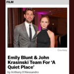 John Krasinski Instagram - Question: "John, who's the one actor you've been wanting to work with?" Answer: (see above)