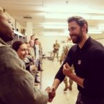 John Krasinski Instagram - Could not be more thrilled and honored to have spent the day with the incredible men and women at RAF Alconbury! There is no better way to premiere #JackRyanSeason2 and with no better people. Huge thank you to @theuso for putting this all together! And to @realmichaelkelly for being my partner in crime on this #USOtour ! #JackRyan season 2 out November 1! 📸 @jonny_stills