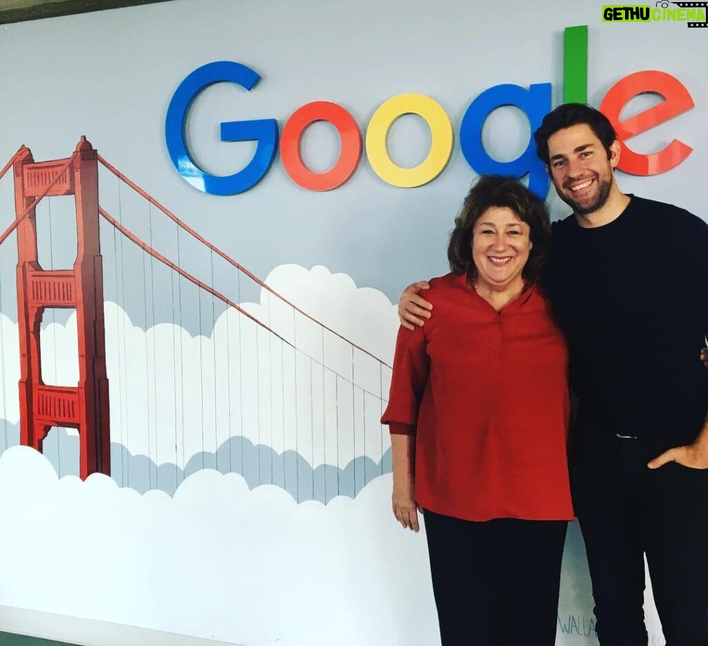 John Krasinski Instagram - #MargoMartindale and I understand the importance of supporting new businesses so we stopped by this little upstart to talk about #TheHollars Thank you @google ... And good luck with everything! Hope it works out!