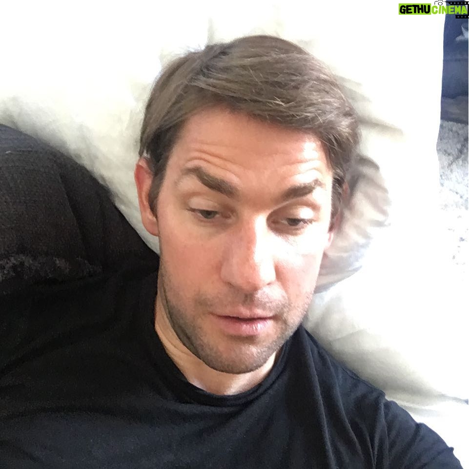 John Krasinski Instagram - Hey guys! Just woke up after 3 months!... Let's give this Instagram thing another try, shall we? Any advice?