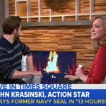 John Krasinski Instagram - Um...guys? The fireplace at @goodmorningamerica is not real. I repeat it is NOT real!!!!
