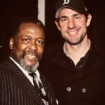 John Krasinski Instagram - Last night, so honored to see magic on stage by the phenomenal cast of @salesmanbroadway ! And somehow even more inspired by my dear friend @wendellpcg than ever. If you’re in NY, this is a play you do not want to miss! #DeathOfASalesman SalesmanOnBroadway.com