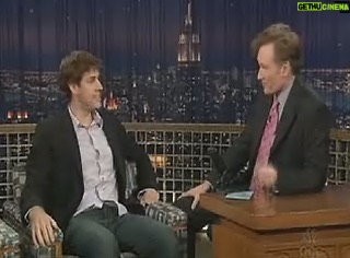 John Krasinski Instagram - This is a photo of the first time I was lucky enough to be a guest of the great Conan O’Brien. As is evident from the grainy image, the year... was 1973. This gentleman is without question one of my favorite and greatest inspirations. Both in what funny is... and what kindness is. Here’s to @teamcoco ! For tonight and every night... thank you!