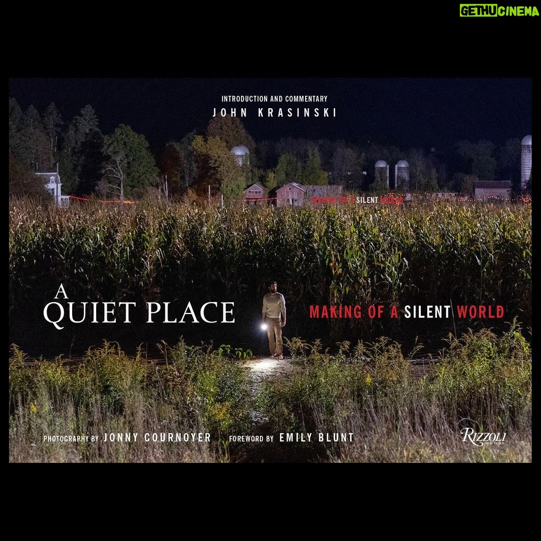 John Krasinski Instagram - I wish I could take the credit but this one is ALL the work of my dear friend @jonny_stills ! In celebration of #AQuietPlace #PartII coming out take a look behind the scenes of BOTH movies with this incredible book!